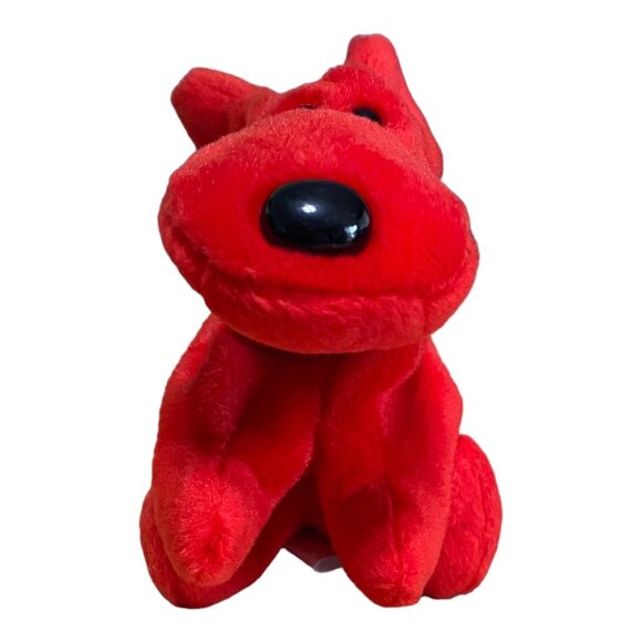 Ty Beanie Baby Original Baby Red Dog Plush Collectible Toy - Picture 2 of 10